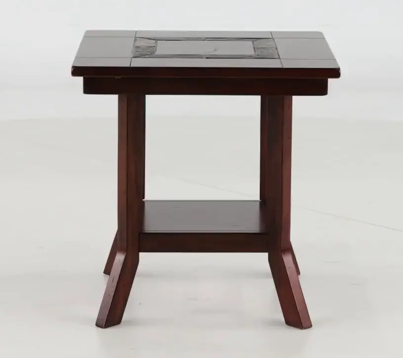 Santa Fe Mahogany Square End Table