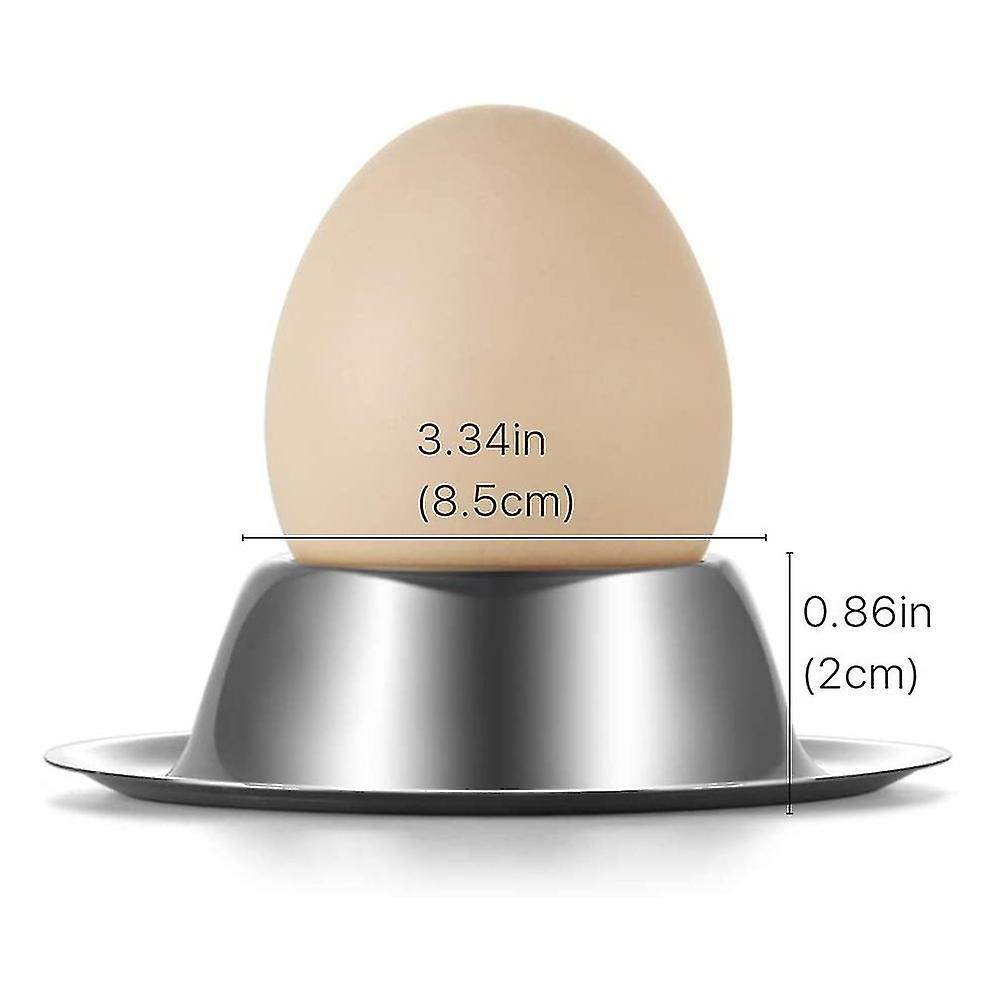 Egg Cup Holder ，stainless Steel Egg Cups Plates Holder For Hard Soft Boiled Egg，kitchen Display