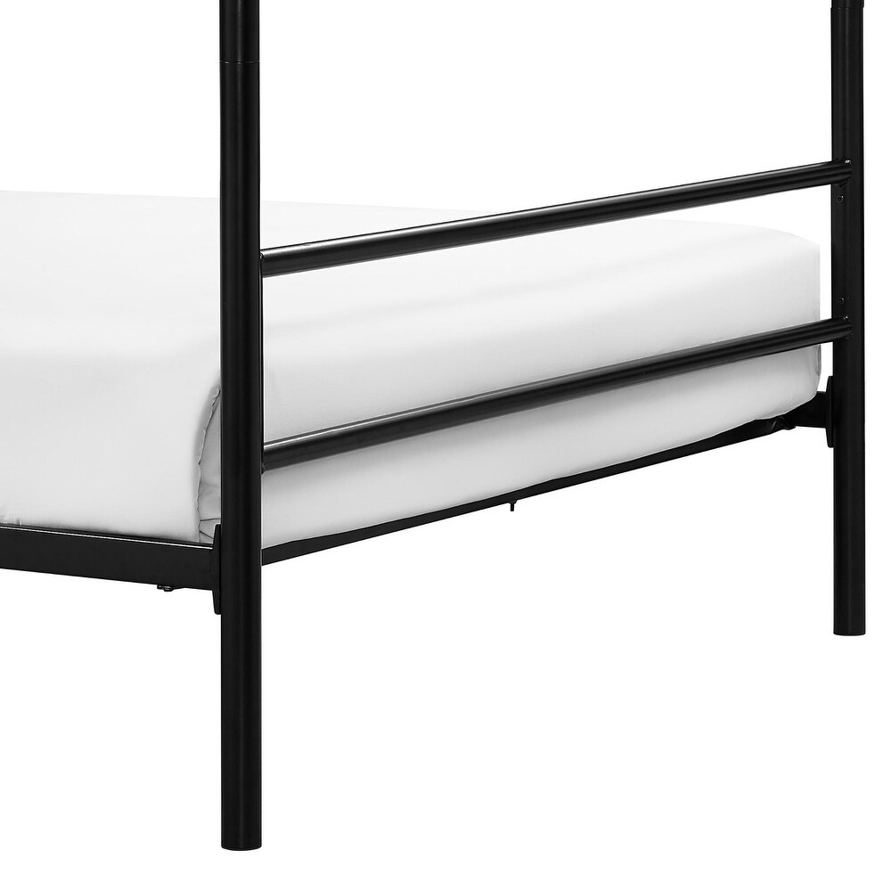 Avenue Greene Knox Four Post Metal Canopy Bed