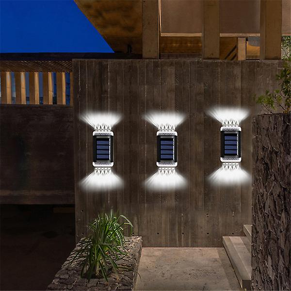 Super Bright Solar Powered Led Door Fence Wall Lights Outdoor Garden Yard Lamp 58768