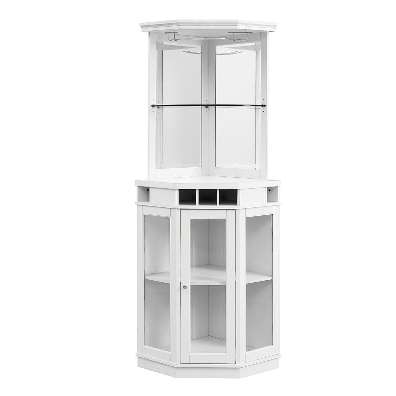 Corner Bar Storage Cabinet