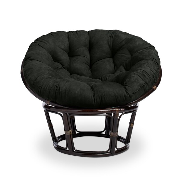 Bali 42-inch Papasan Chair with Microsuede Cushion