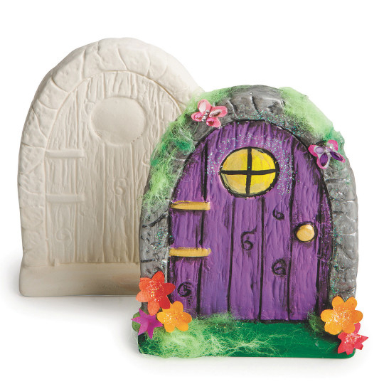 Color Me Ceramic Bisque Fairy Door