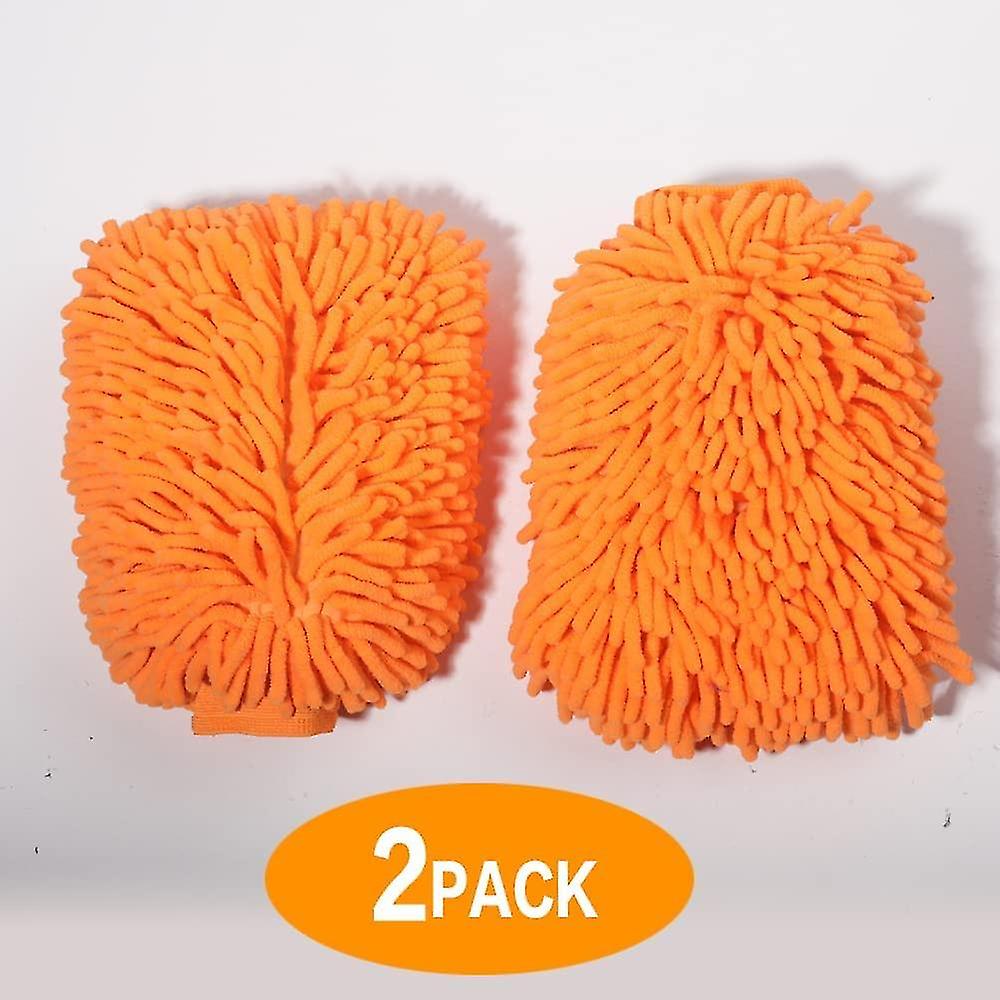 2 Pack Chenille Wash Mitt Wash Mitt For Car Microfiber Wash Mitt Wash Mitts Car