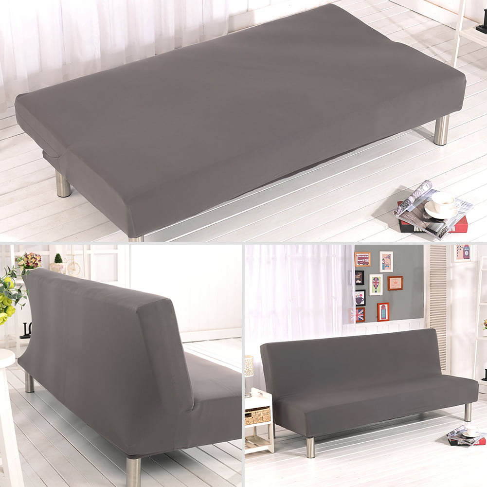 Shanna Armless Sofa Cover Futon Slipcover Stretch Elastic Polyester Folding Sofa Bed Couch Cover