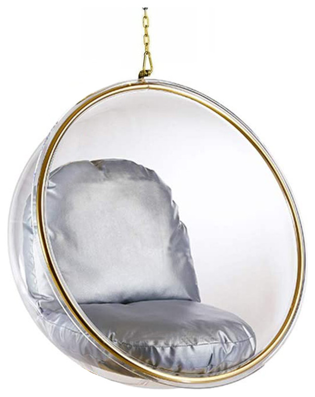 Gold/Silver Bubble Chair   Contemporary   Hanging Chairs   by HomeCraftDecor  Houzz