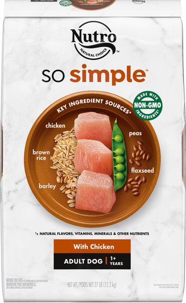 Nutro SO SIMPLE Adult Chicken and Rice Recipe Natural Dry Dog Food