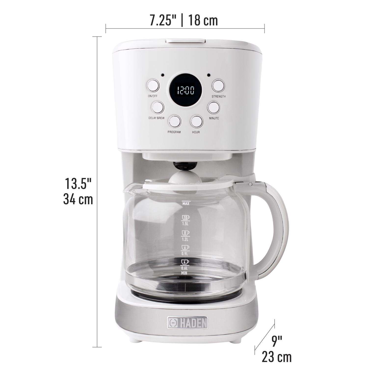 Haden 12 cups Ivory Coffee Maker