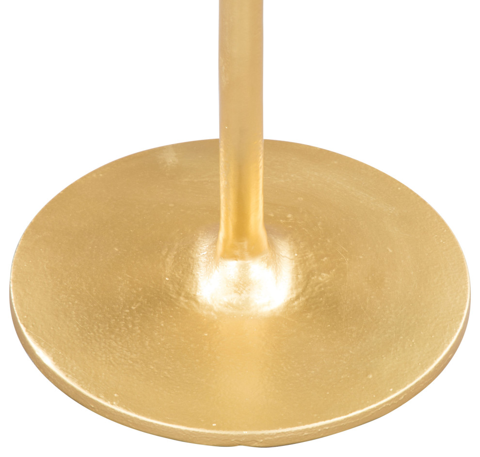 Lily Side Table Gold   Contemporary   Side Tables And End Tables   by Zuo Modern Contemporary  Houzz