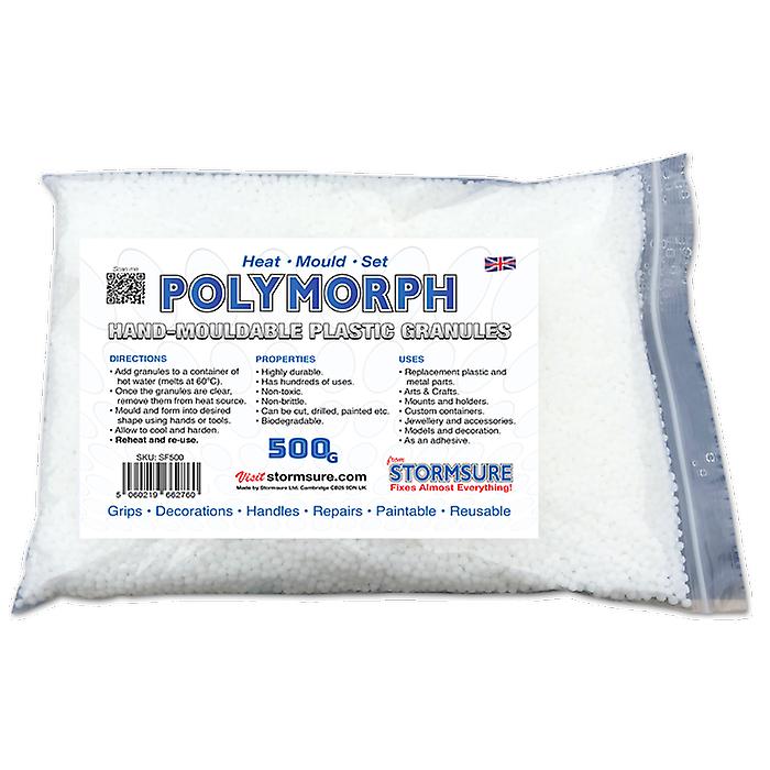 Polymorph Thermoplastic Hand-Mouldable Plastic Granules 500g