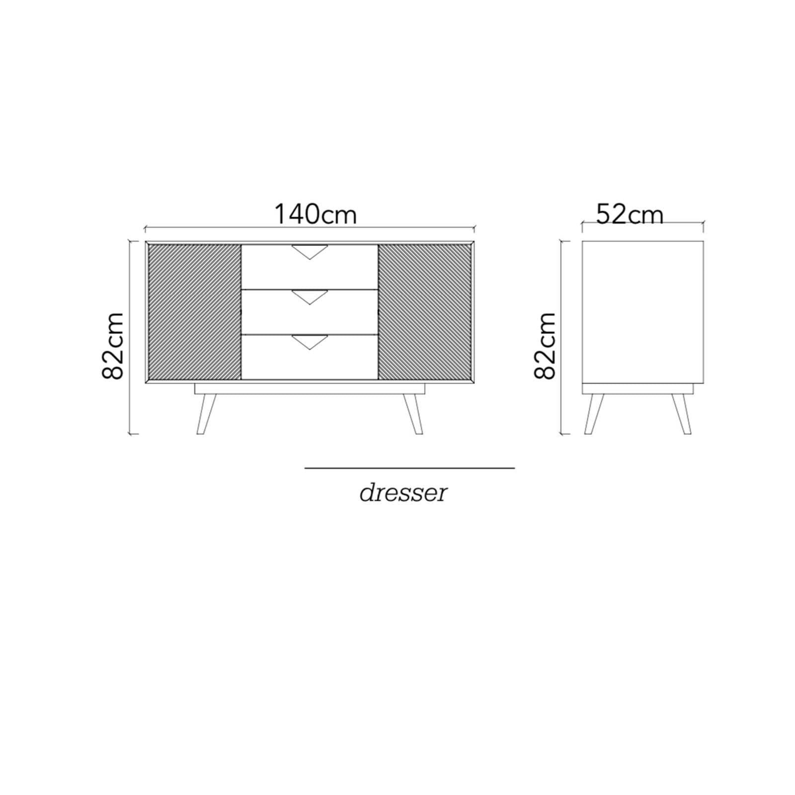 Florya Dresser+Mirror Florya009-Dresser+Mirror