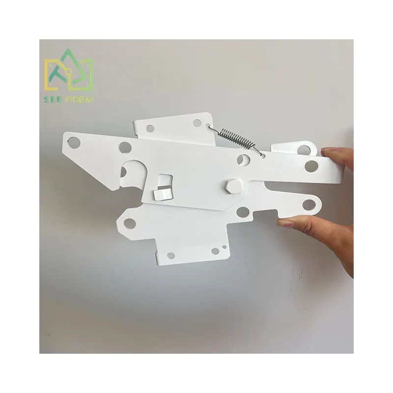 Direct sales factory supply See Poem PVC fence hardware set stainless steel Hardware Hinges