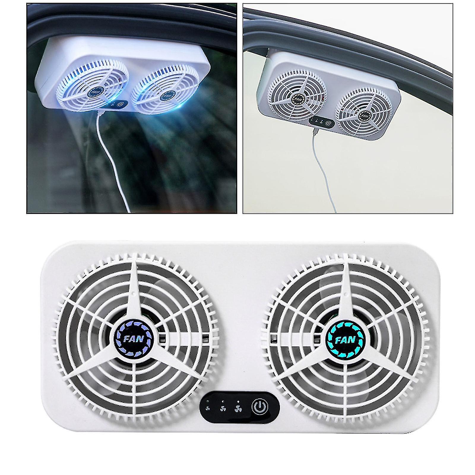 Car Ventilation Exhaust Fan Vehicle Air Circulation Fan Remove Odor Car Radiator