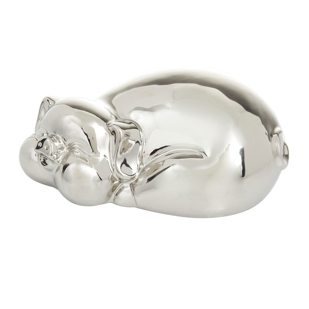 Porcelain Pig Sculpture   13 x 9 x 5