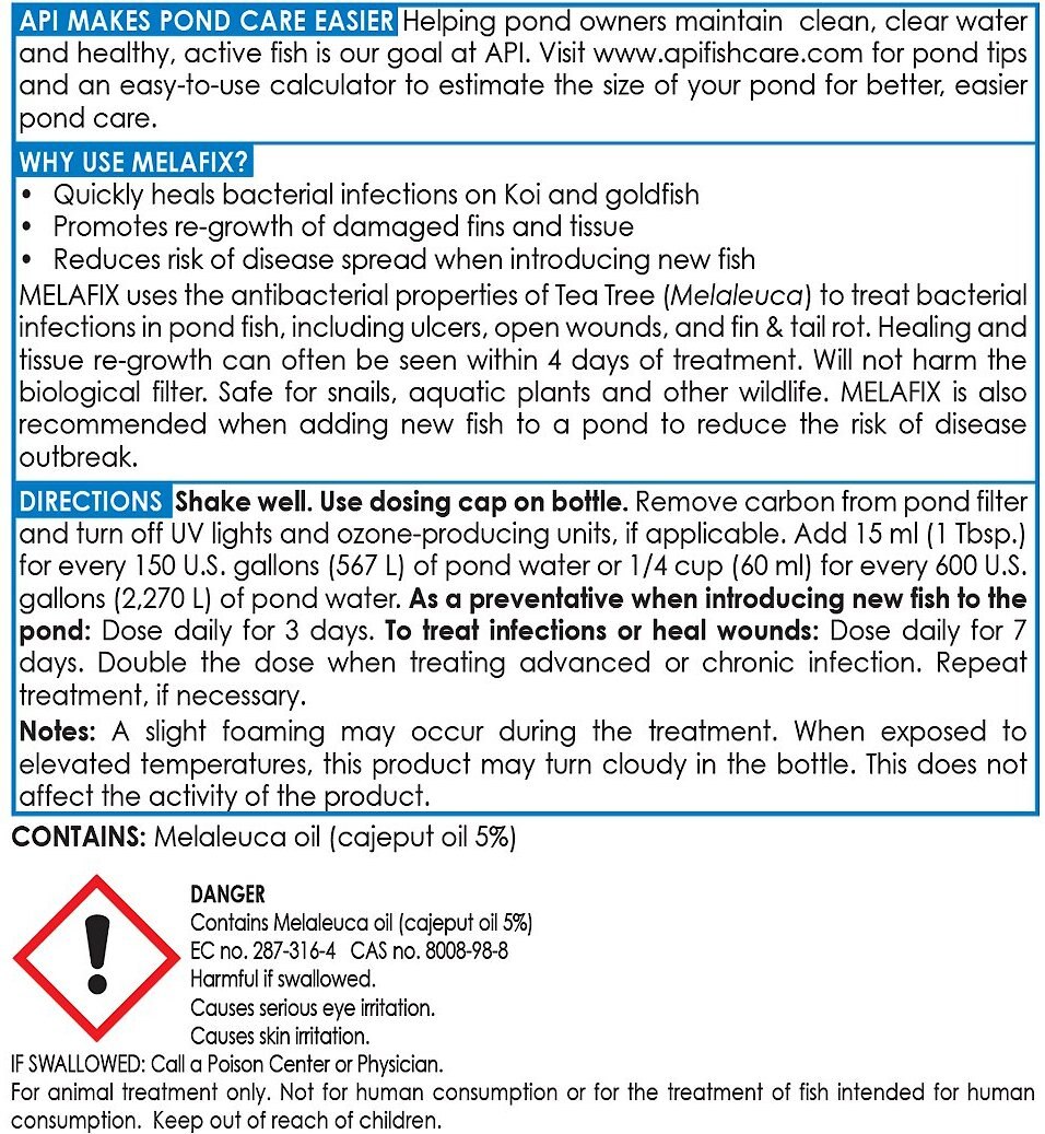 API Pond Melafix for Bacterial Infections in Fish