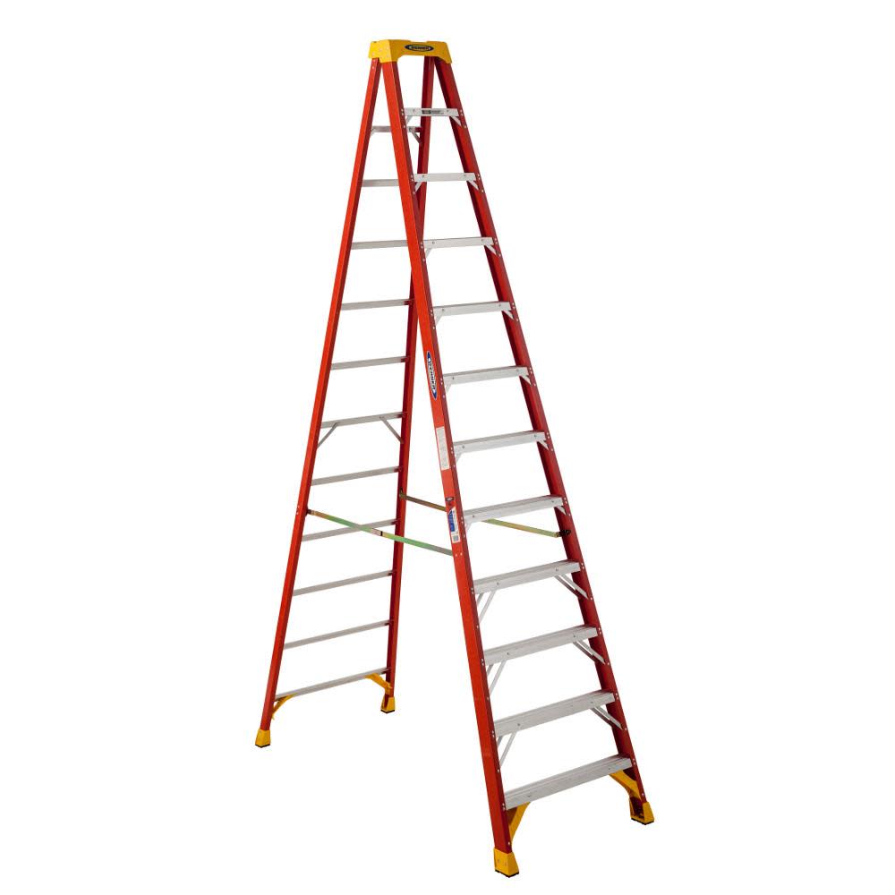 12ft Type IA Fiberglass Step Ladder 6212