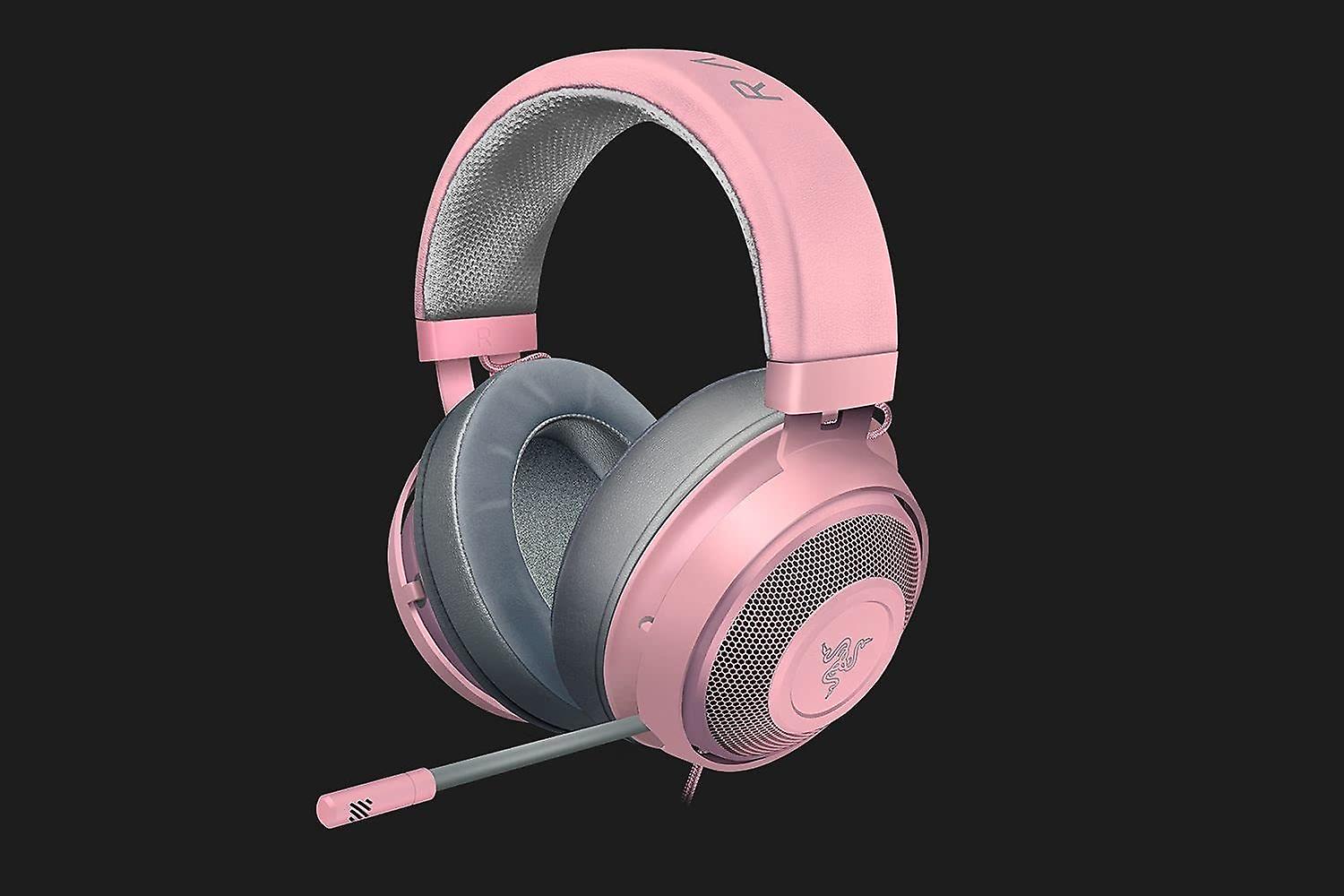 Razer Kraken Tournament Edition   Wired Gaming Headset with USB Audio Controller(Rose)