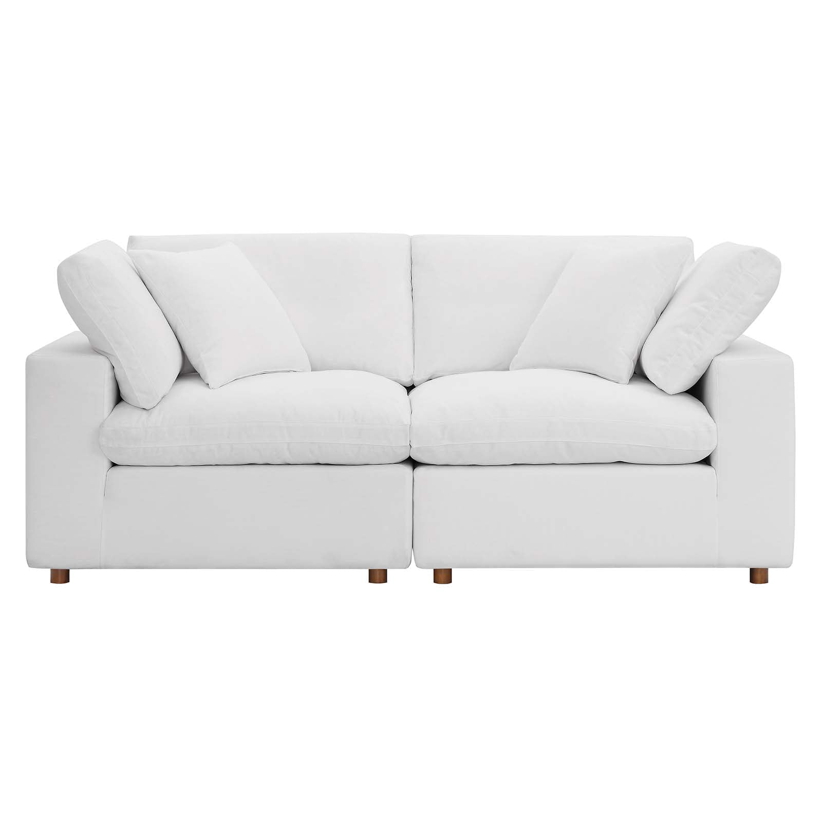 Commix Down Filled Overstuffed 2 Piece Sectional Sofa Set-EEI-3354