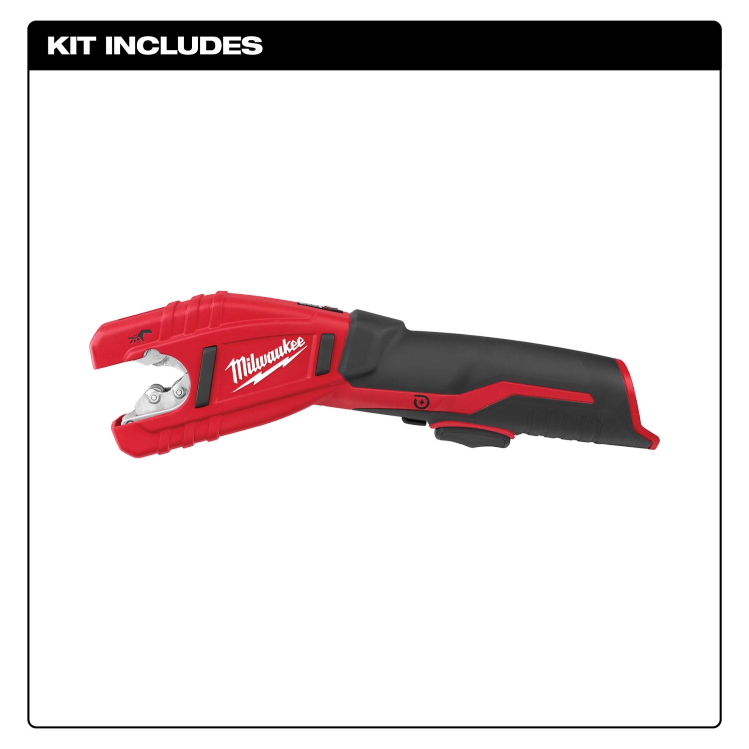 MW M12 1 in. Tubing Cutter 14 in. L Black/Red 1 pc