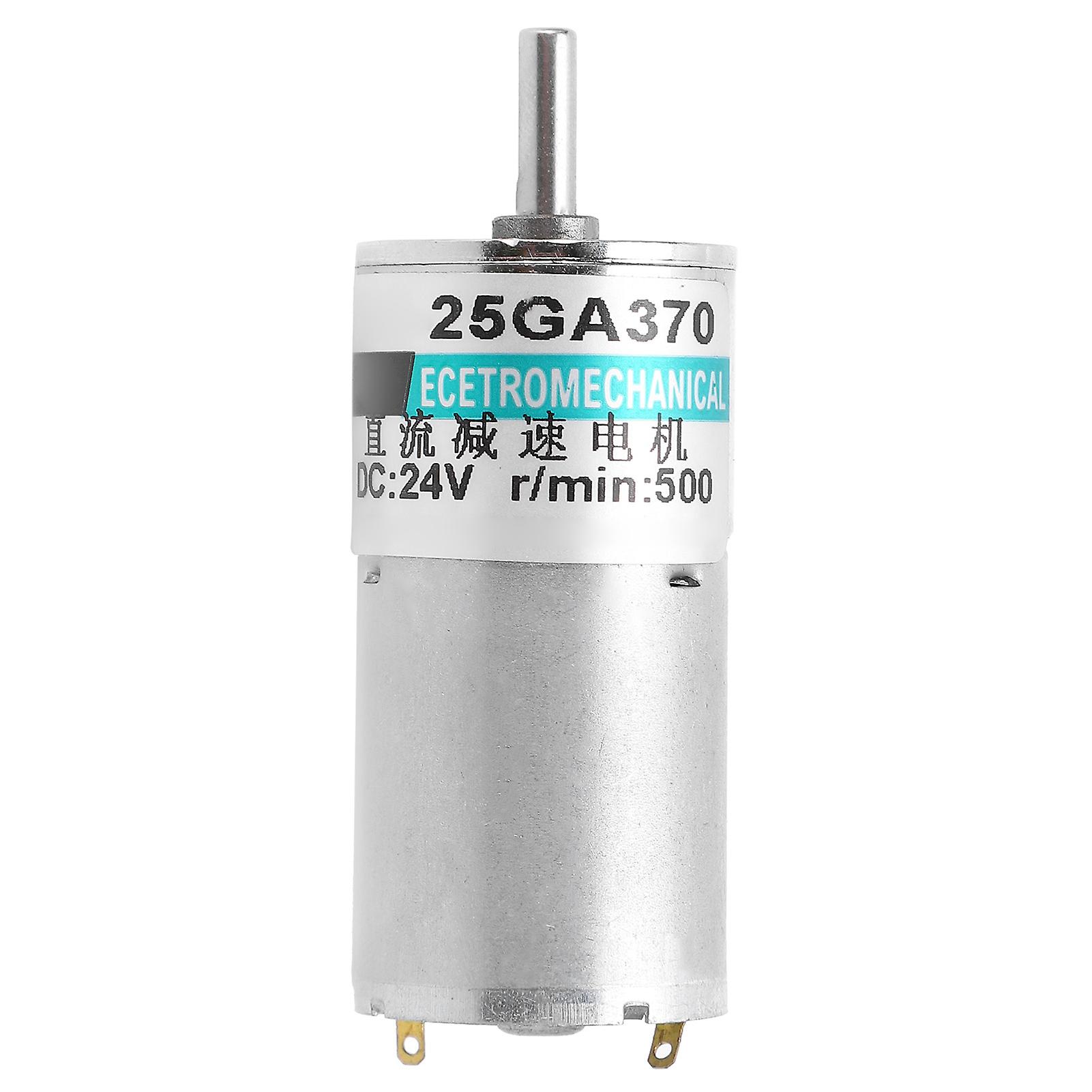 Dc Gear Motor Micro Low Speed Cw Ccw Permanent Magnet Sport Control 24v Xd25ga370500rpm/min