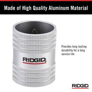 RIDGID 223S 14 in.-1-14 in. InnerOuter Copper and Stainless Steel Tubing and Pipe Reamer Tubing Tool for Multilayer Cutting 29983