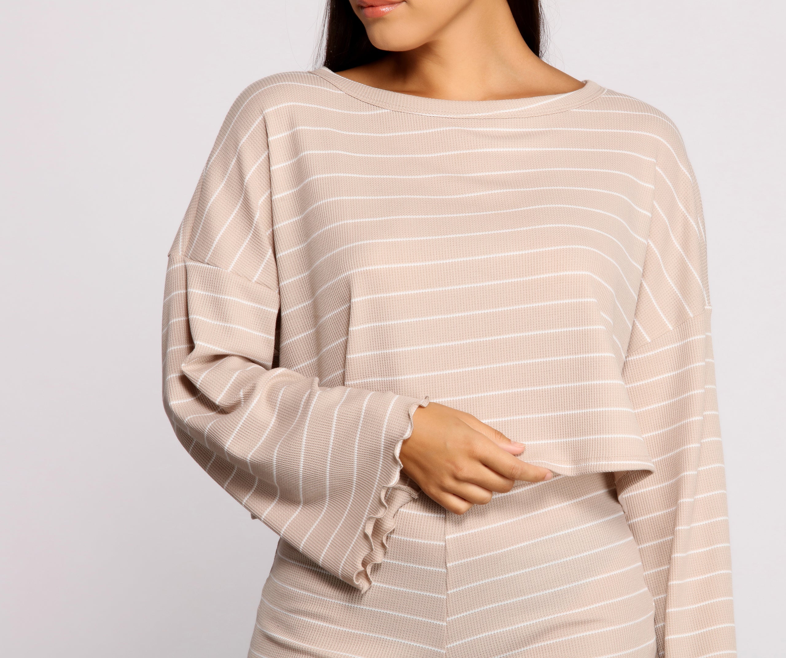 Sweet Dreams Striped Pajama Top