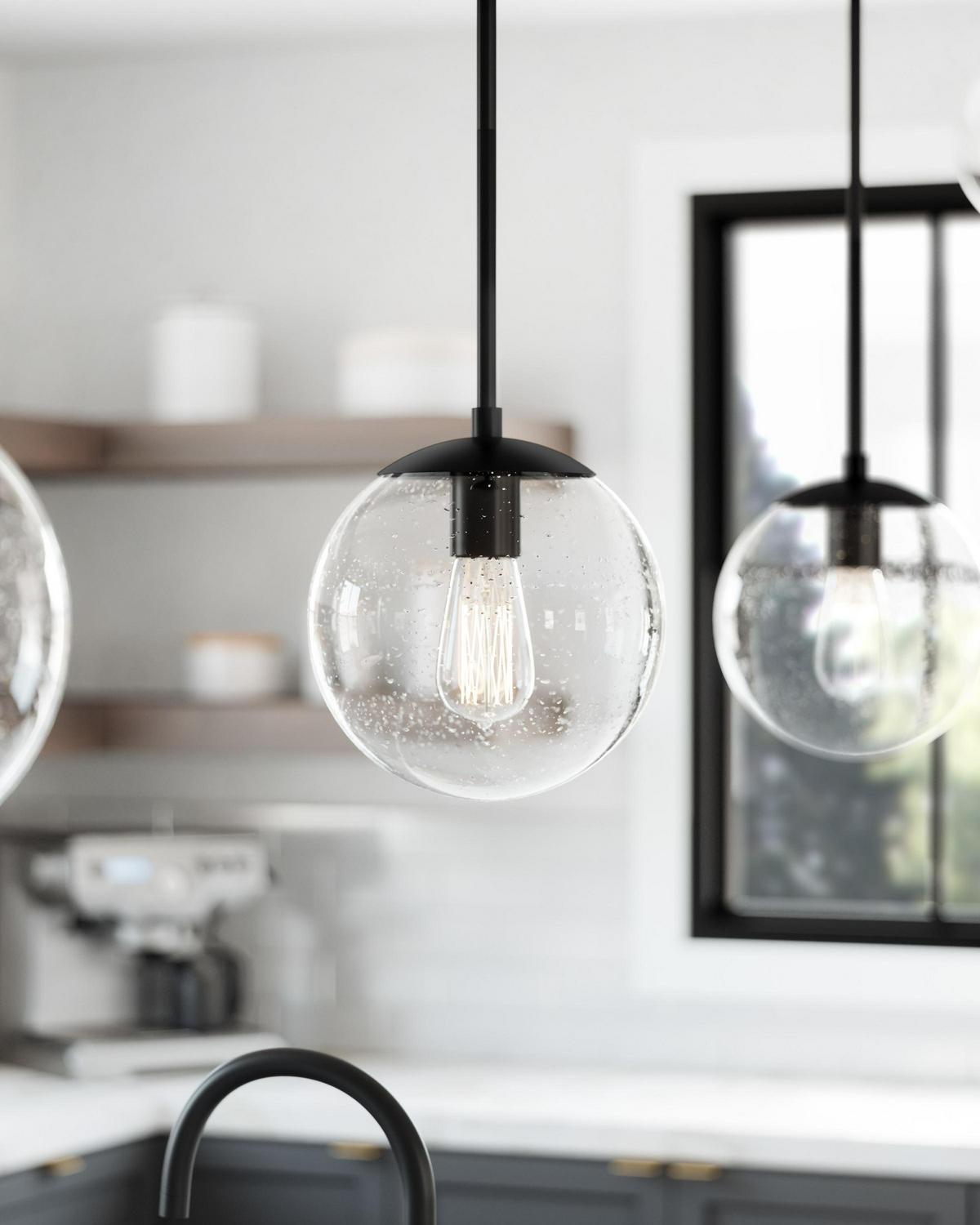 Design House Gracelyn Pendant Light in Matte Black