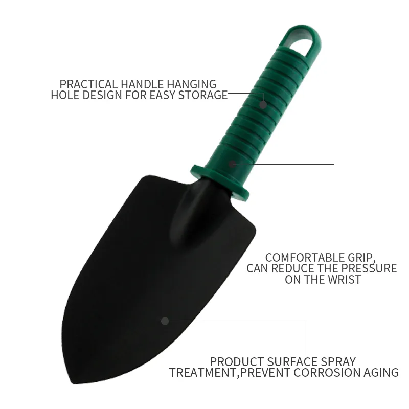 High Quality Carbon Steel Garden Small Shovel Multifunctional Hand Tool With Plastic Handle For Garden Tool