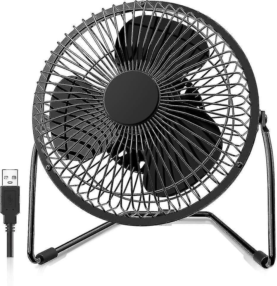 Mini Usb Fan， Portable Fan / Table Fan， 360 Degree Rotation， Personal Fan With Metal Brack