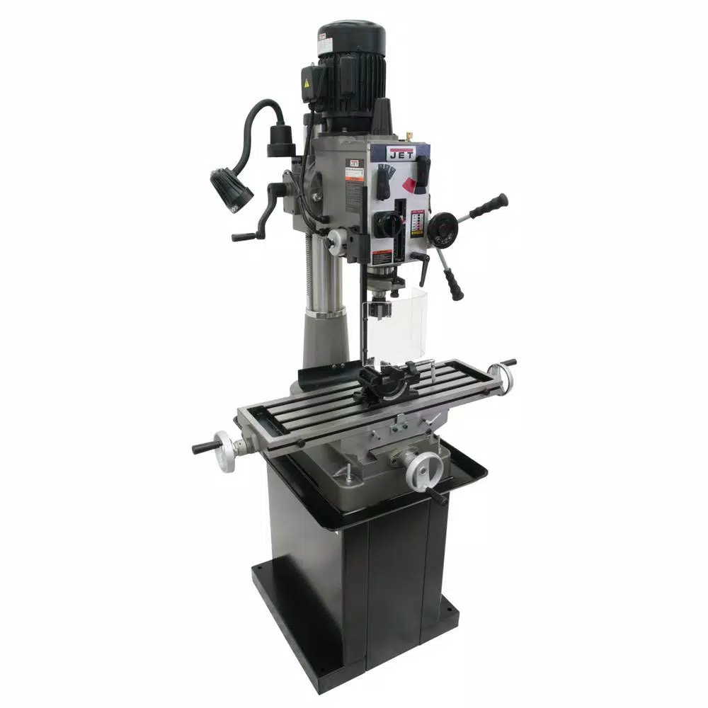 Jet JMD-40GH Geared Head Mill/Drill Press with Newall DP500 2-Axis Dro and#8211; XDC Depot