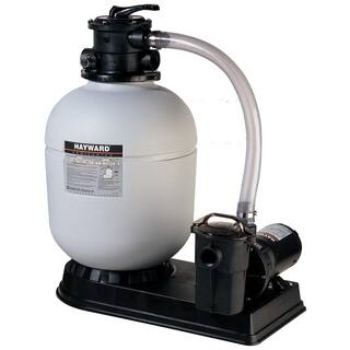 HAYWARD Pro Series 16 in. 1.40 sq. ft. Above Ground Pool Sand Filter with Power Flo Pump 1 HP W3S166T1580S