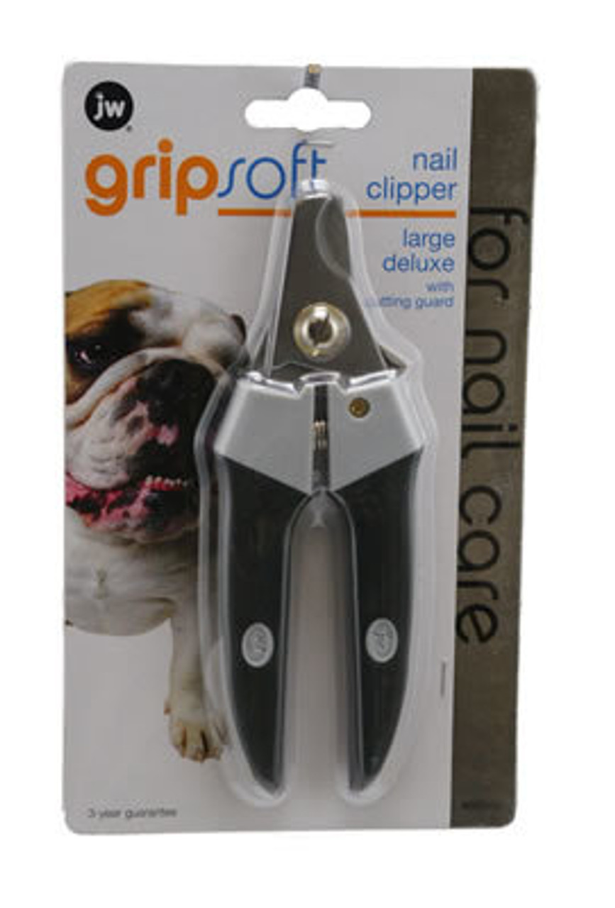 JW Pet Grip Soft Deluxe Large Nail Clippers for Dogs