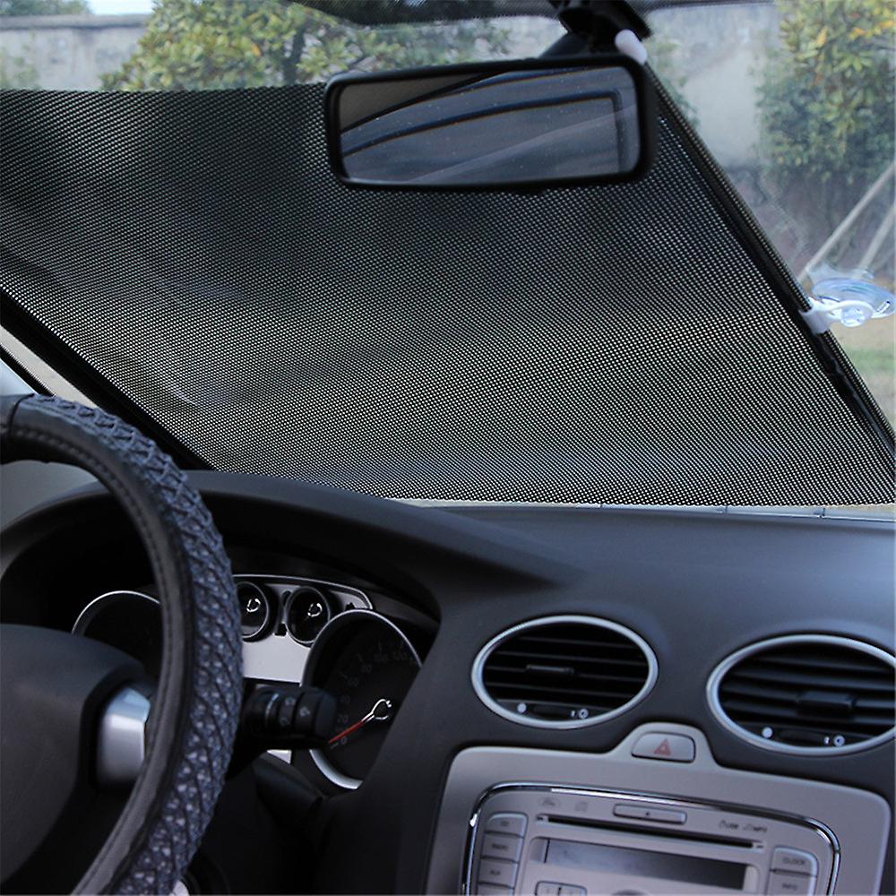 Car Sunshade Curtain Rear Side Window Front Back Windshield Sun Block Blinks Black Cover Suction Cup Universal Cars Accessories