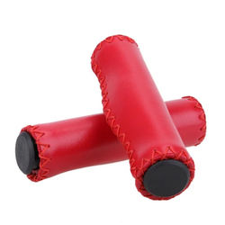 Bicycle handlebar Bike Grips soft leather Material outdoor riding cycling equipment vintage Bicycle Handlebar soft cover