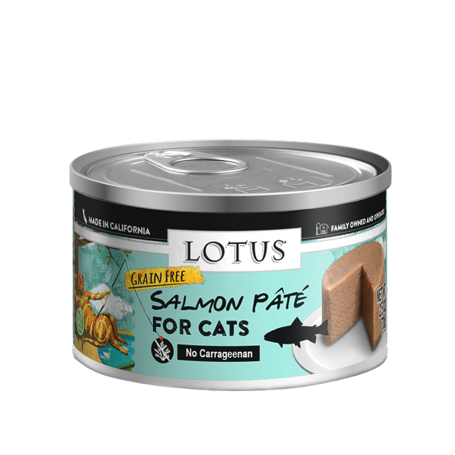 Lotus Grain Free Salmon Pate Canned Cat Food