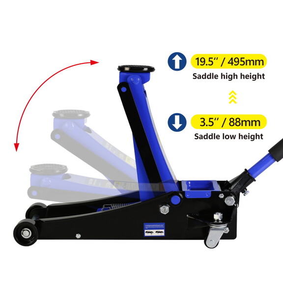 2.5 Ton Low Profile Floor Jack Steel Racing Floor ...