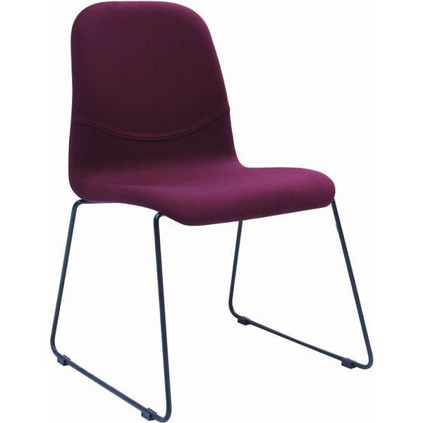 AVA Dining Chair - Black Metal +  Ruby