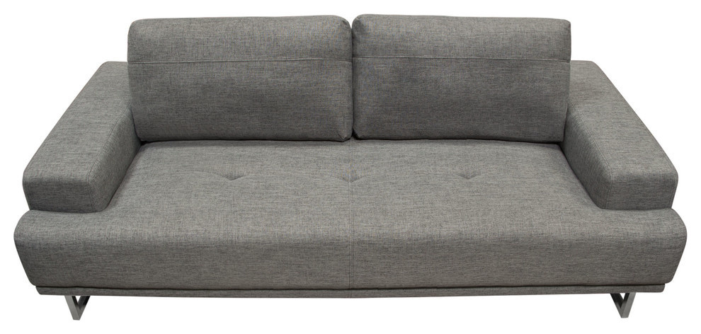 Russo Sofa With Adjustable Seat Backs  Fabric   Contemporary   Sofas   by Diamond Sofa  Houzz