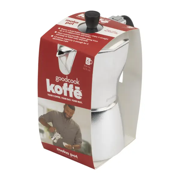 Good Cook Koffe 6-Cup Moka Pot