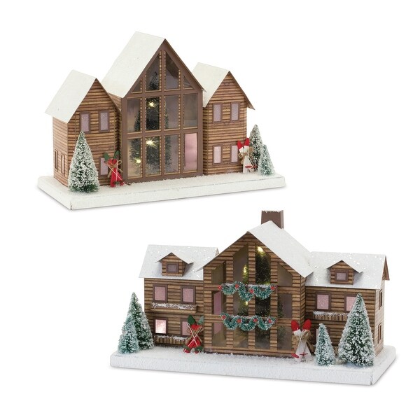 Ski Lodge (Set of 2)