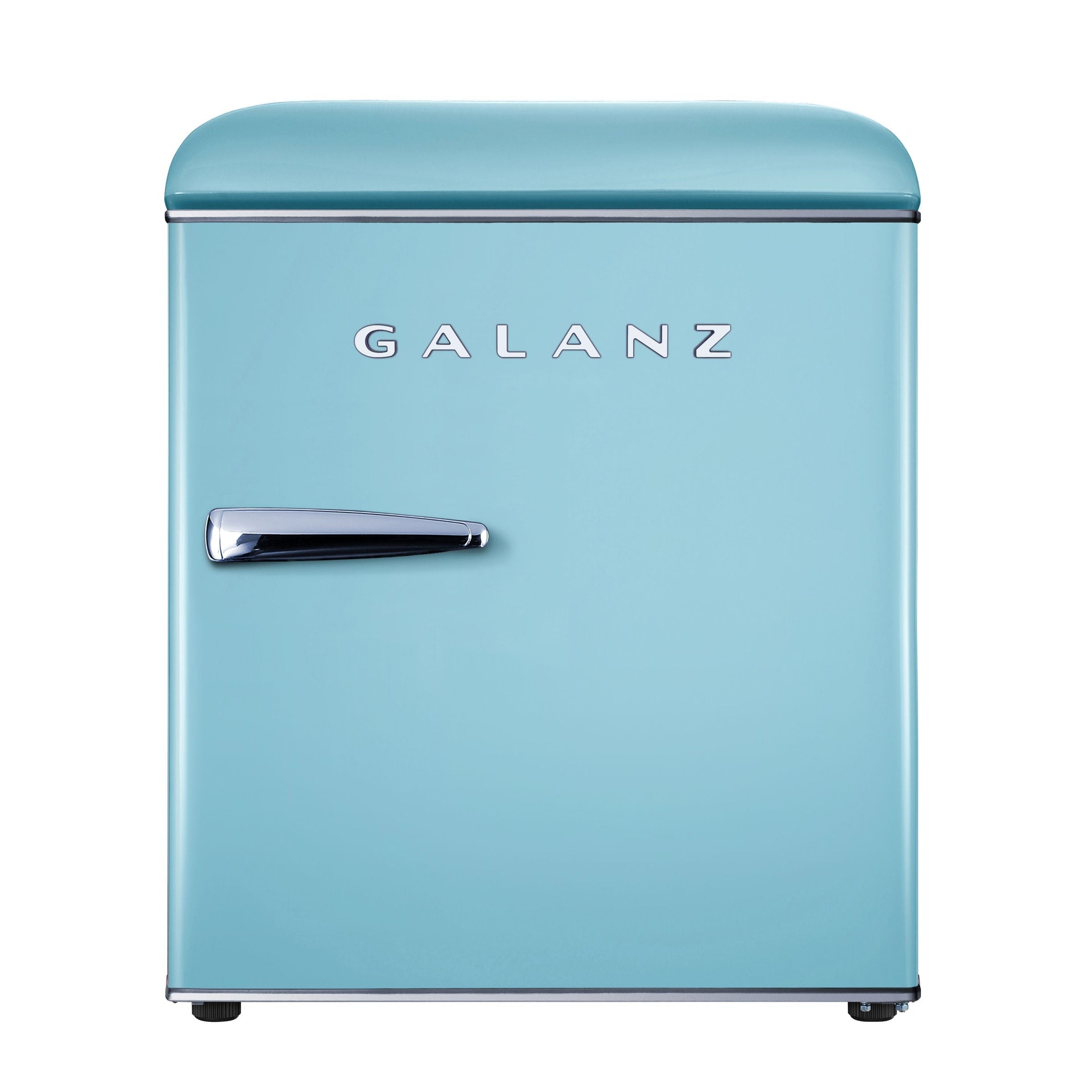 1.7 Cu ft Retro Single Door Mini Fridge， Blue， Estar