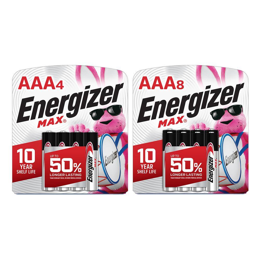 Energizer MAX AAA (8-Pack) and AAA (4-Pack) Battery Bundle HD-ENRBATT13