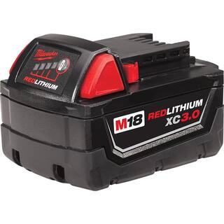 MW M18 18-Volt Lithium-Ion XC Extended Capacity Battery Pack 3.0Ah (4-Pack) 48-11-1822