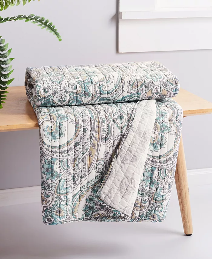 Levtex Rome Reversible Quilted Throw， 50