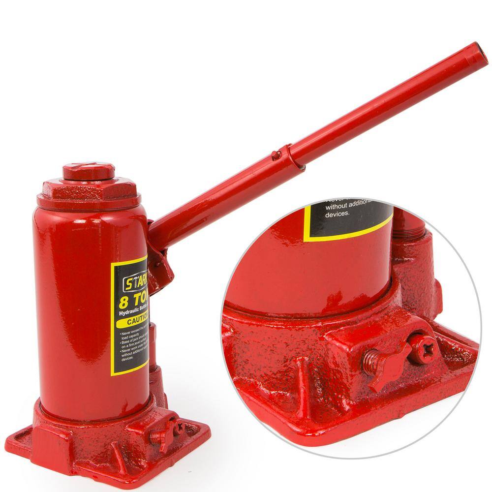 Stark 8-Ton Hydraulic Steel Bottle Jack 50003-H