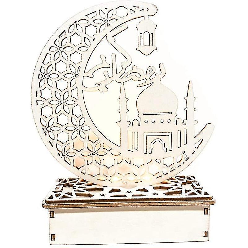 Moon Star Lights， Ramadan Decorations - Ramadan Eid Led Night Light， Decorations Table Lamp Moon Sta