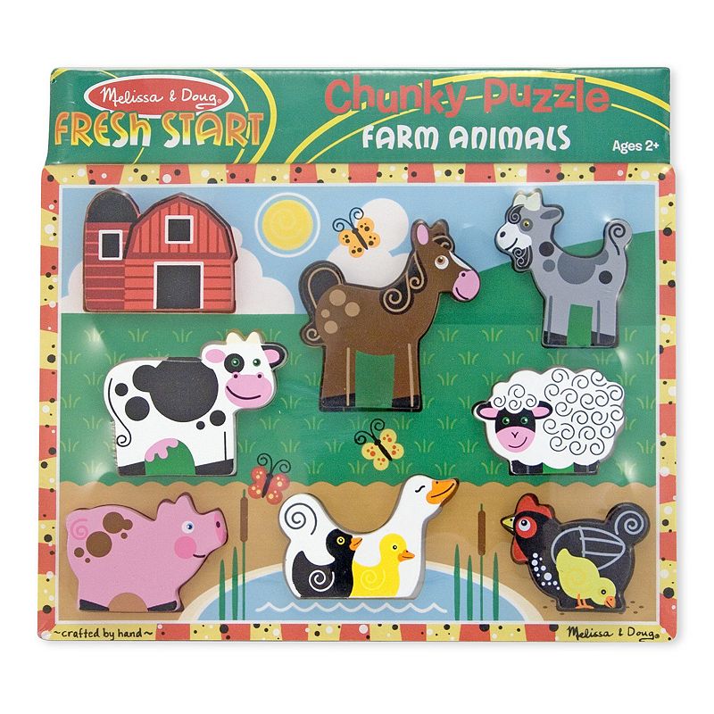 Melissa and Doug Farm Chunky Puzzle