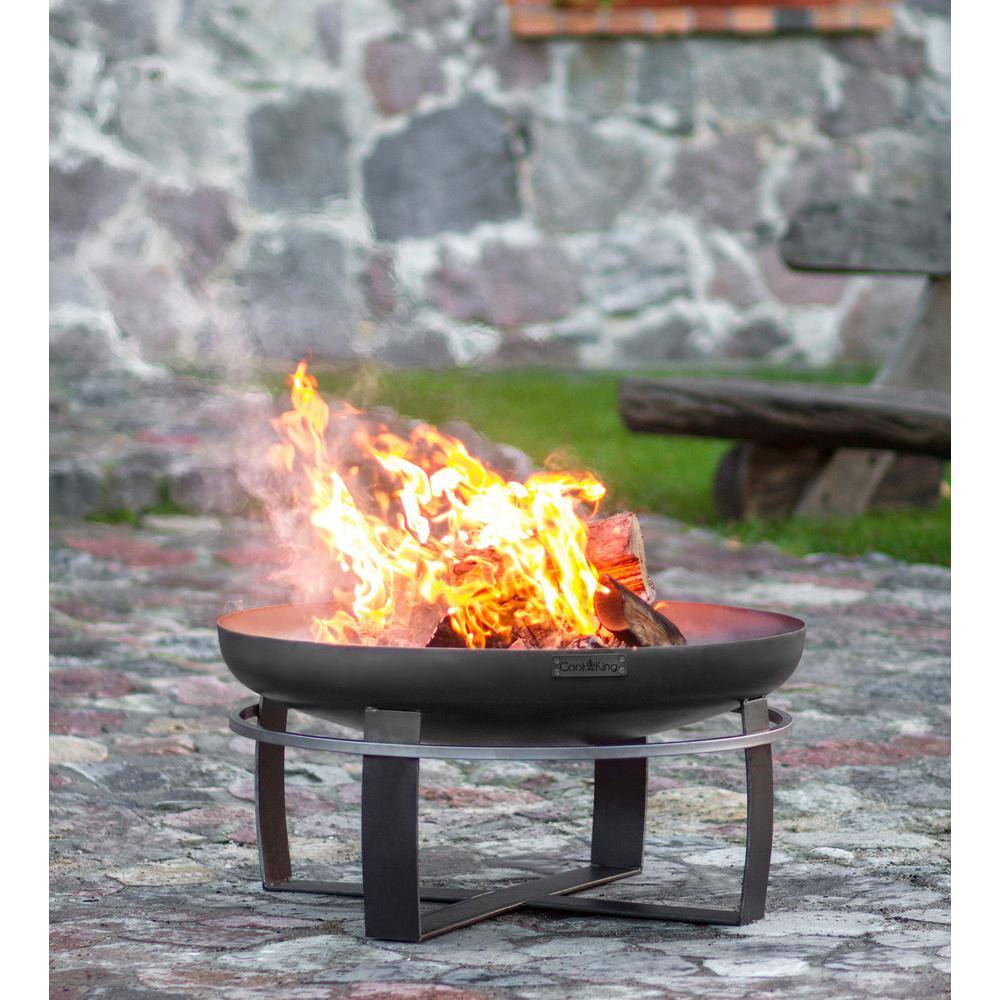 Good Directions Cook King 111262 Viking Fire Bowl 31.5 in. Dia Wood Burning Fire Pit 111262