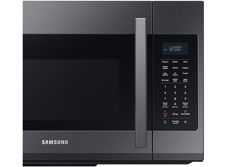  1.9 Cu. Ft. Fingerprint Resistant Black Stainless Steel Over-The-Range Microwave With Sensor Cooking