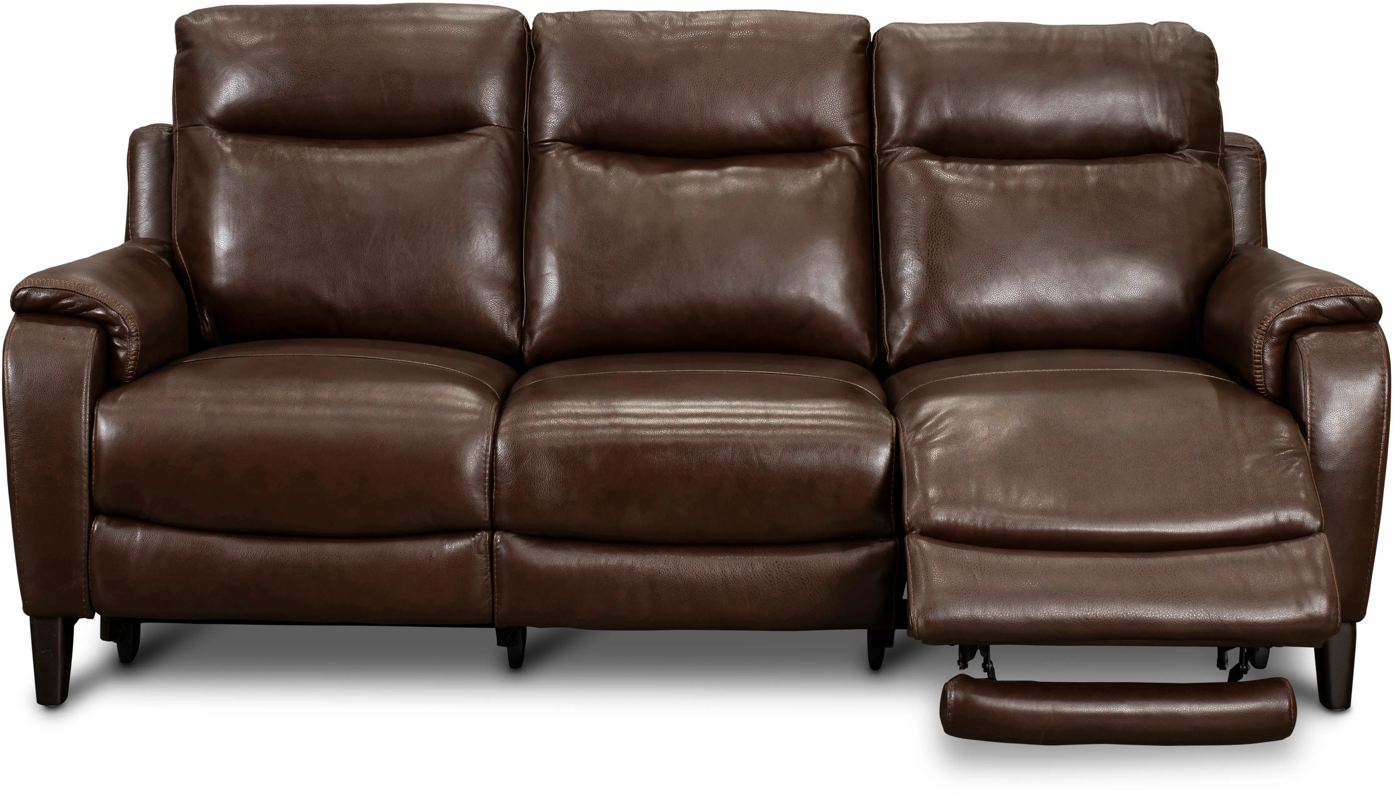 Monterey Brown Leather-Match Power Reclining Sofa